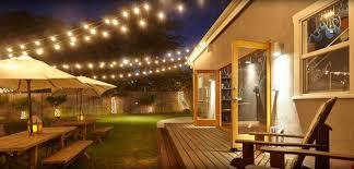 Outdoor lighting backyard
